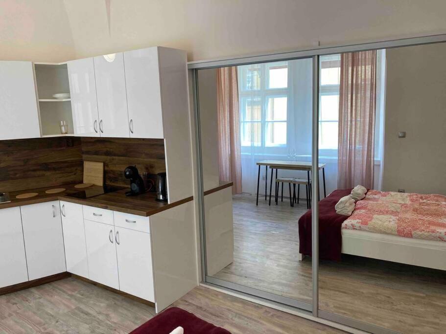Studio In Gothic House, 50M To The Old Town Square Prague Luaran gambar