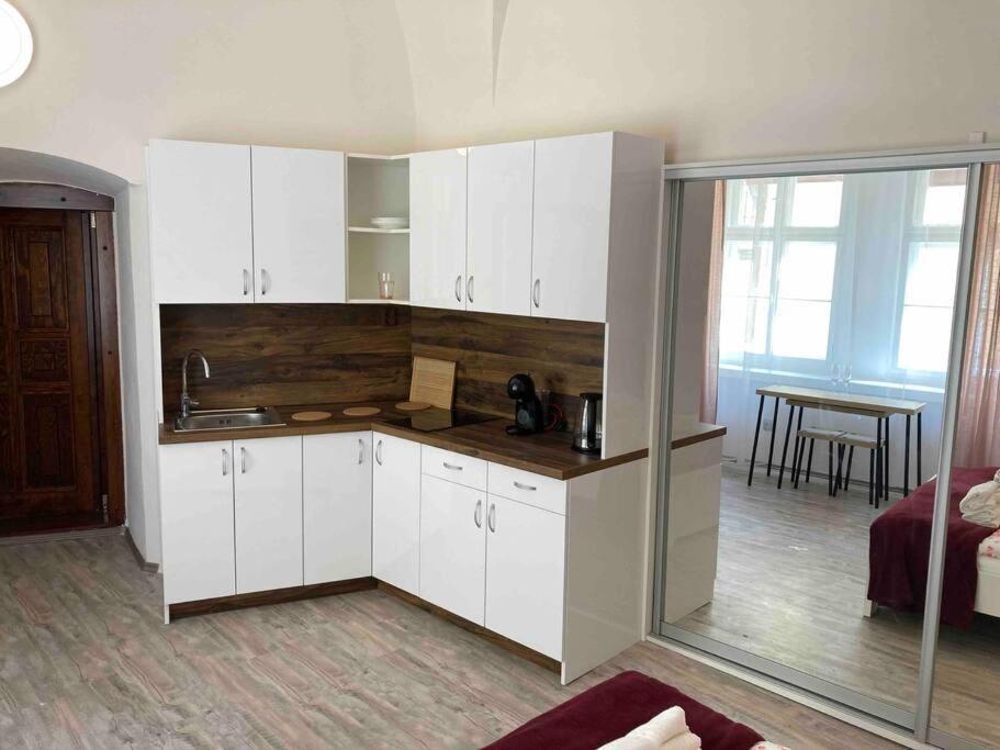 Studio In Gothic House, 50M To The Old Town Square Prague Luaran gambar